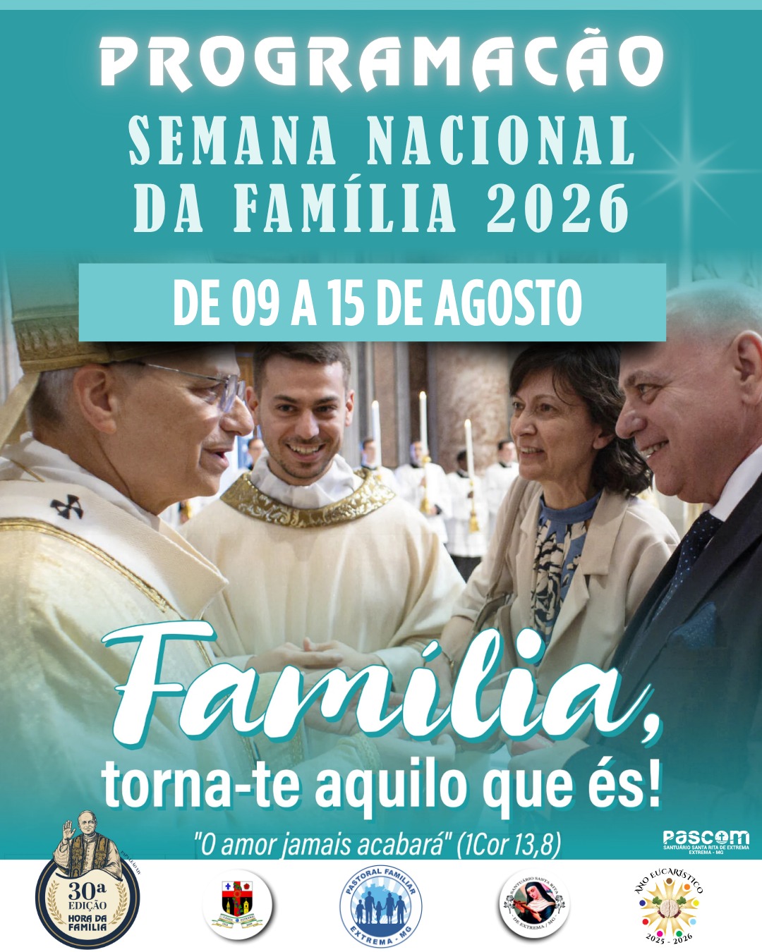 Programação da Semana Nacional da Família 2026